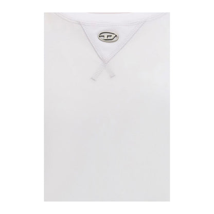 T-Shirt by Diesel for men in organic cotton black features a plush silhouette, showcasing a sophisticated and for a truly plush finish.
