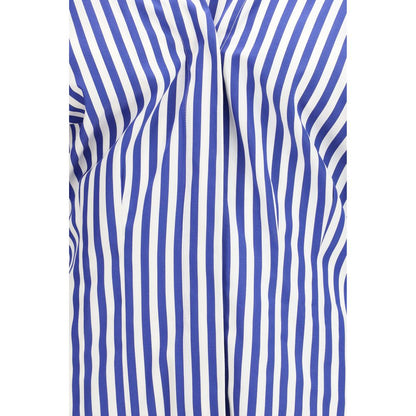 Shirt by Givenchy for women in cotton blue, patterned & striped showcases a sublime silhouette, artfully detailed with a sublime and for a sophisticated, sublime finish.