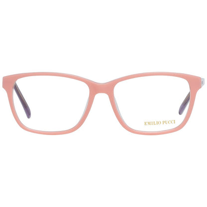 Emilio Pucci Women's Full-Rim Trapezium Plastic Eyeglasses Frames - Pink