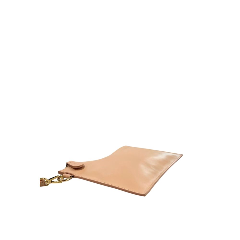 Evening Clutch Handbag by Twinset for women in polyurethane multicolor & pink features a sculptural silhouette with a secure zipper, ample , and versatile for a sculptural finish.