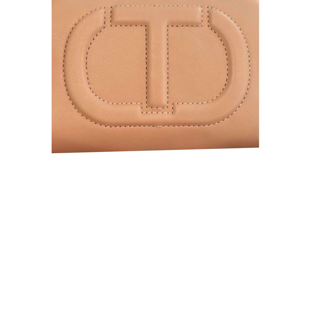 Crossbody Handbag by Twinset for women in polyurethane faux leather gold, multicolor & pink features an multi-faceted design with a secure , ample built-in-compartments, and versatile crossbody-strap, shoulder-strap & adjustable-strap for a multi-faceted finish.