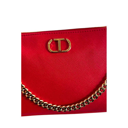 Crossbody Handbag by Twinset for women in polyurethane multicolor & red features a multifaceted silhouette, showcasing a secure zipper and multifaceted built-in-compartments with versatile crossbody-strap for multifaceted style.