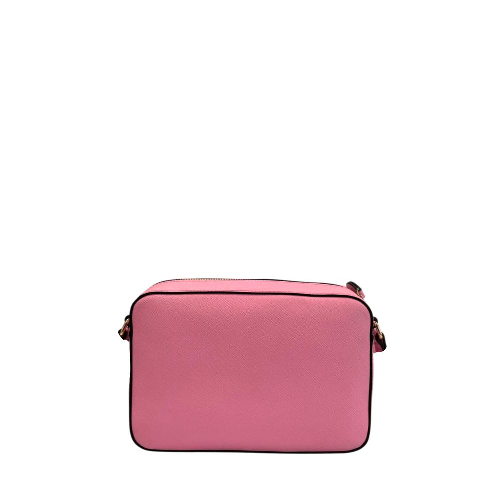 Crossbody Handbag by Twinset for women in polyurethane multicolor & pink features a transformative elegance silhouette, showcasing a secure zipper, organized built-in-compartments, and versatile crossbody-strap, shoulder-strap & adjustable-strap for a transformative elegance look.