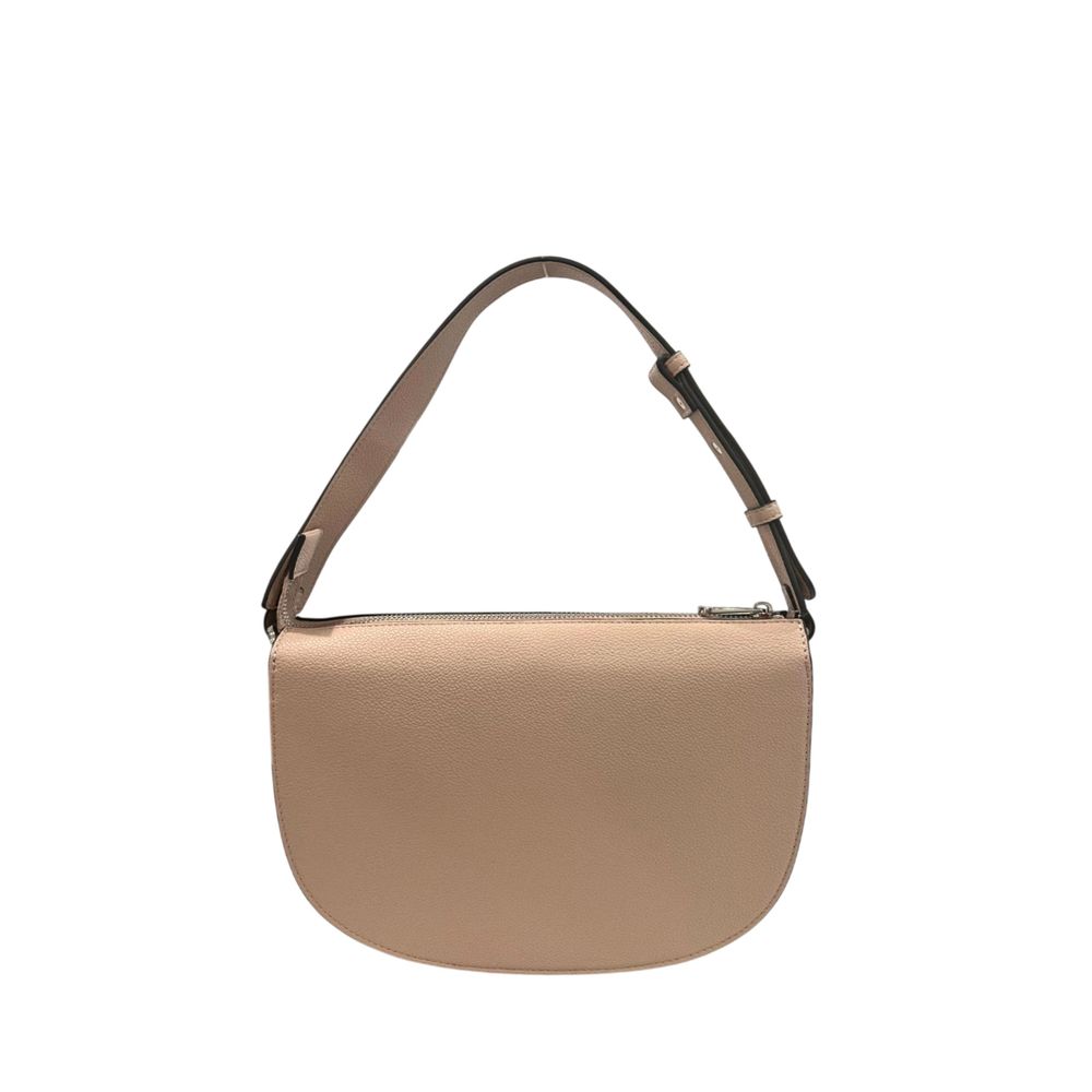 Shoulder Clutch Handbag by Twinset for women in polyester & polyurethane multicolor, pink & silver features an sculptural silhouette, showcasing a secure zipper and sculptural built-in-compartments with versatile shoulder-strap & adjustable-strap for a sophisticated look.
