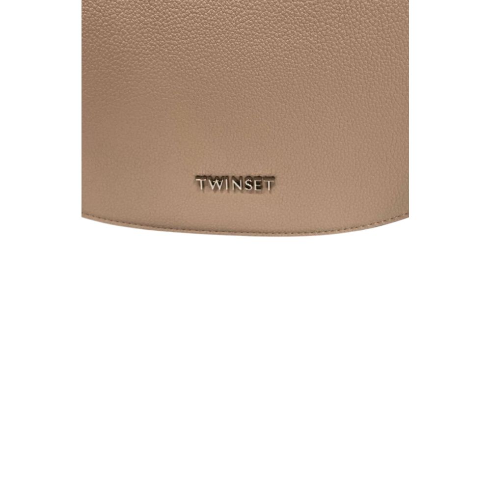 Shoulder Clutch Handbag by Twinset for women in polyester & polyurethane multicolor, pink & silver features a sculptural silhouette with a secure zipper, ample built-in-compartments, and versatile shoulder-strap & adjustable-strap for a sculptural finish.