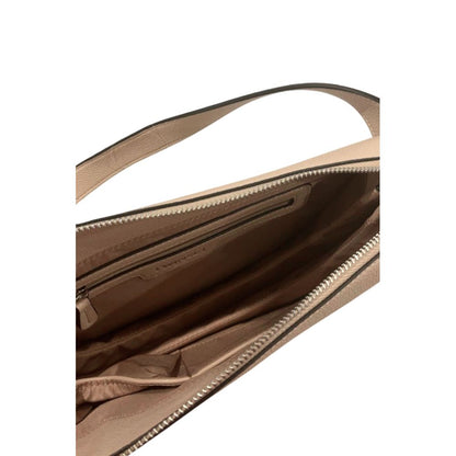 Shoulder Clutch Handbag by Twinset for women in polyester & polyurethane multicolor, pink & silver showcases a sculptural silhouette, featuring a secure zipper, ample built-in-compartments, and versatile shoulder-strap & adjustable-strap for a sculptural finish.