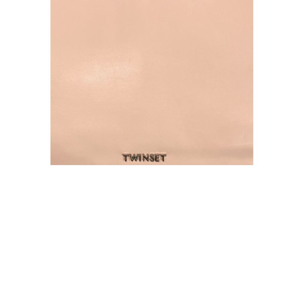 Shoulder Clutch Handbag by Twinset for women in polyurethane multicolor, pink, silver & signature features a sculptural silhouette with a secure zipper, organized built-in-compartments, and versatile shoulder-strap & adjustable-strap for a sculptural finish.