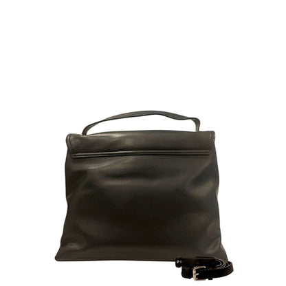 Shoulder Flap Bag by Twinset for women in polyurethane black, silver & white features a effortless chic silhouette with a secure flap, magnetic & button, ample built-in-compartments, and versatile shoulder-strap & adjustable-strap for a effortless chic finish.