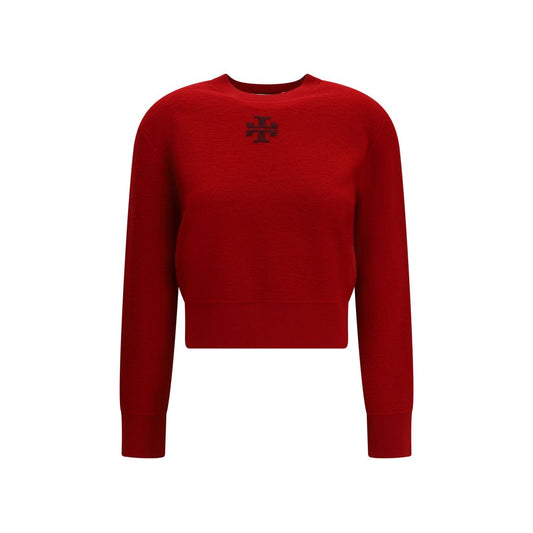 Sweatshirt by Tory Burch for women in wool & polyester multicolor features an enviable silhouette, showcasing a premium and refined crew neckline for a truly enviable finish.