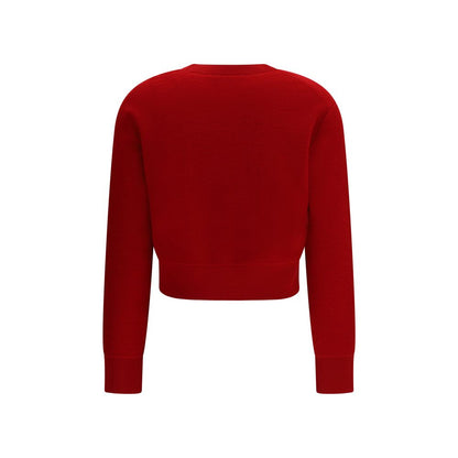 Sweatshirt by Tory Burch for women in wool & polyester multicolor features an provocated silhouette, detailed with a provocated and a refined crew neckline for a sophisticated aesthetic.