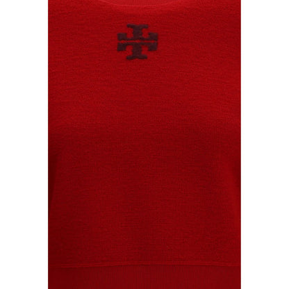 Sweatshirt by Tory Burch for women in wool & polyester multicolor features an exquisite silhouette, showcasing and details for a exquisite look.