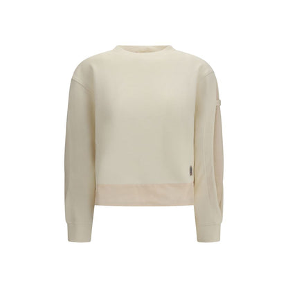 Sweatshirt by Parajumpers for women in polyamide polyester & cotton beige presents a smart casual silhouette, featuring a smart casual crew neckline and for a sophisticated look.