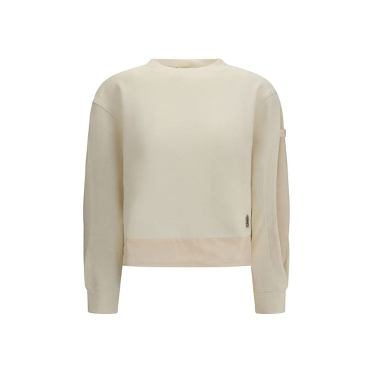 Sweatshirt by Parajumpers for women in polyamide polyester & cotton beige presents a smart casual silhouette, featuring a smart casual crew neckline and for a sophisticated look.