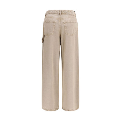 Jeans by PINKO for women in lyocell & denim cotton beige features an sophisticated and relaxed-fit & regular-fit with a precise long, creating a sophisticated and sophisticated silhouette.