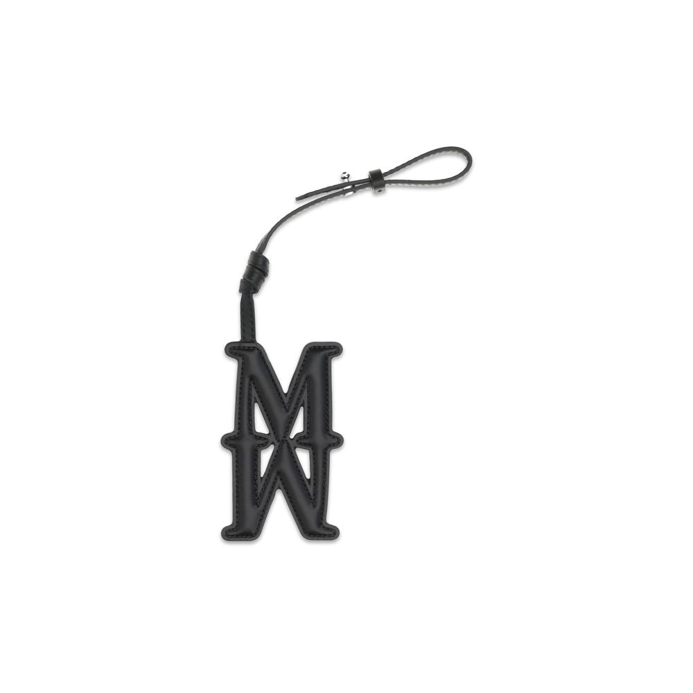 Scarf by Max Mara for women in bos taurus calf leather black presents a cosy silhouette, artfully capturing the sophisticated design and premium aesthetic of the Bos Taurus Calf Leather Scarf.