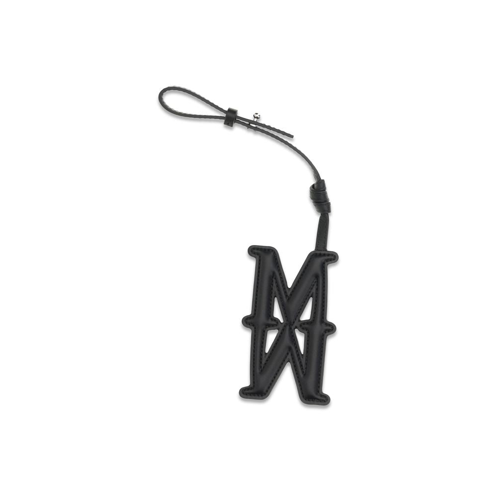 Scarf by Max Mara for women in bos taurus calf leather black features a timeless silhouette, artfully capturing the essence of the timeless Bos Taurus Calf Leather Scarf design for a sophisticated look.