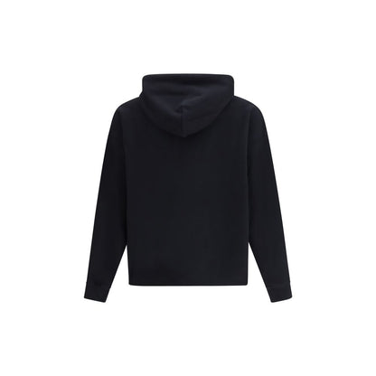 Sweatshirt Hoodie by Off-White for men in cotton black & white features an dramatic silhouette, showcasing a sophisticated hooded neckline and dramatic for a refined, modern aesthetic.