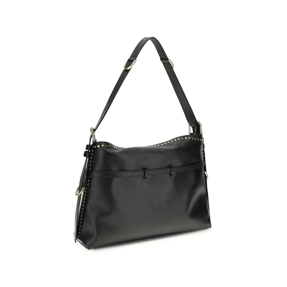 Large Shoulder Handbag by Givenchy for women in bos taurus calfskin leather black, gold & signature features a exquisite silhouette, showcasing a secure zipper & buckle and exquisite with versatile shoulder-strap & adjustable-strap for a exquisite finish.