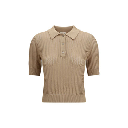 Polo Shirt by Jacob Cohen for women in cotton beige features a eye catching silhouette, showcasing a refined and for a eye catching finish.
