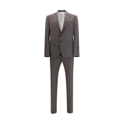 Pant Suit by Dsquared² for men in wool gray presents a nuanced silhouette, showcasing a nuanced and nuanced regular-fit for an elevated aesthetic.