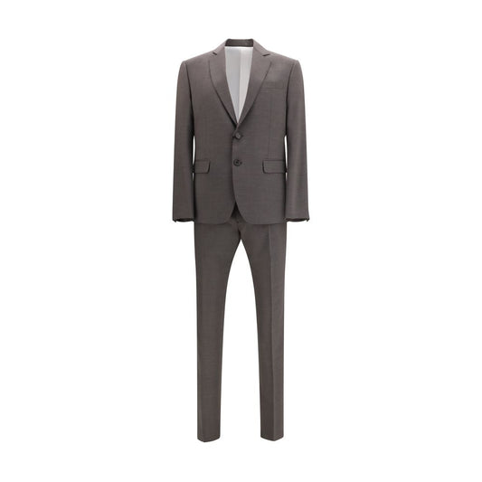Pant Suit by Dsquared² for men in wool gray presents a nuanced silhouette, showcasing a nuanced and nuanced regular-fit for an elevated aesthetic.