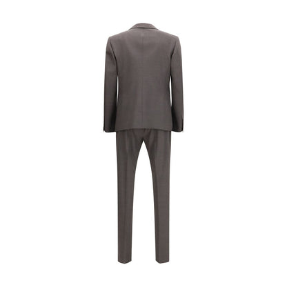 This Pant Suit by Dsquared² for men in wool gray presents a discerning silhouette, featuring a sophisticated and a discerning regular-fit for a refined and polished look.