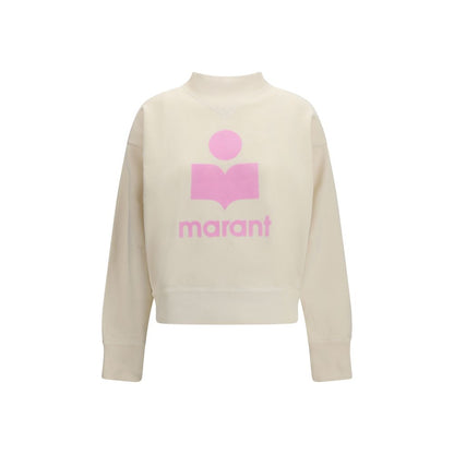 Sweatshirt by Isabel Marant Étoile for women in cotton polyester beige, toile & print features an enviable silhouette, showcasing a premium and refined high-collar neckline for a truly enviable finish.
