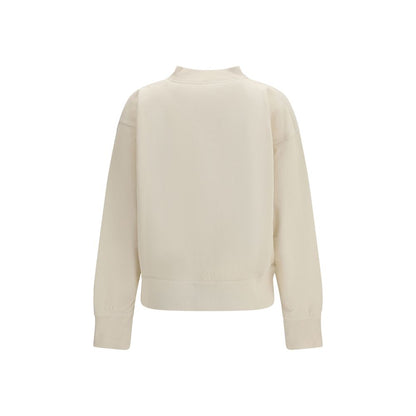 Sweatshirt by Isabel Marant Étoile for women in cotton polyester beige, toile & print features a unrivaled silhouette with a refined high-collar neckline and unrivaled detailing for a sophisticated look.