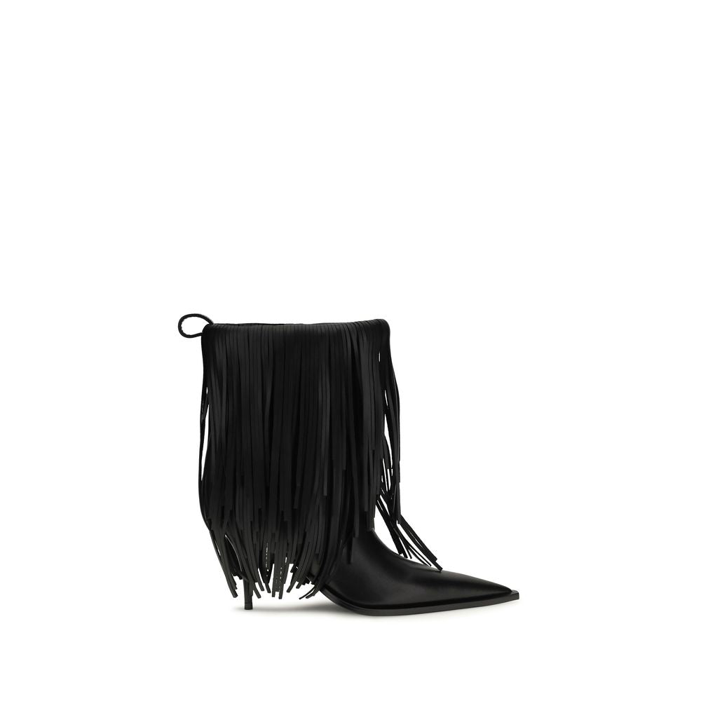 Ankle Boots by Balenciaga for women in bos taurus calfskin leather black showcases a impeccable silhouette as Women's Bos Taurus Calfskin Leather Ankle Boots, artfully defined by a impeccable and a impeccable .