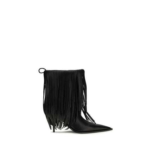 Ankle Boots by Balenciaga for women in bos taurus calfskin leather black showcases a impeccable silhouette as Women's Bos Taurus Calfskin Leather Ankle Boots, artfully defined by a impeccable and a impeccable .