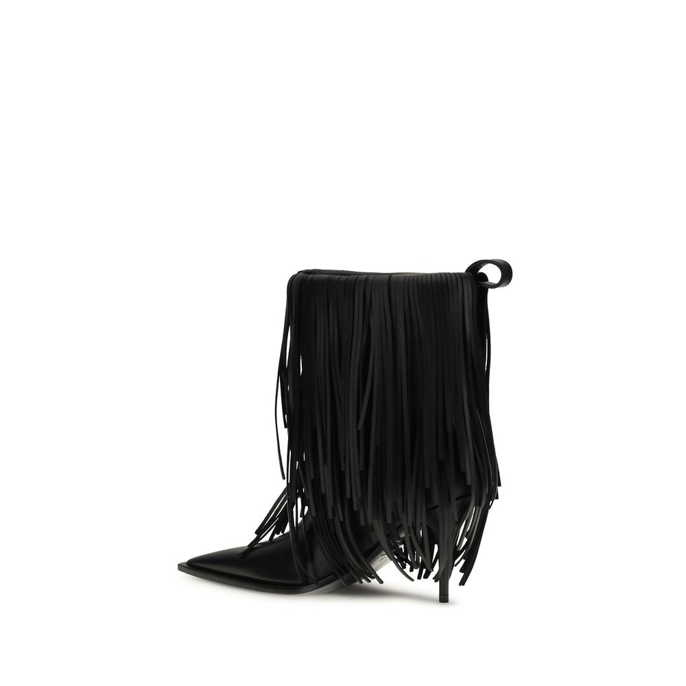 Ankle Boots by Balenciaga for women in bos taurus calfskin leather black showcases a ergonomic silhouette from the Women's Bos Taurus Calfskin Leather Ankle Boots collection, featuring a ergonomic and a ergonomic .