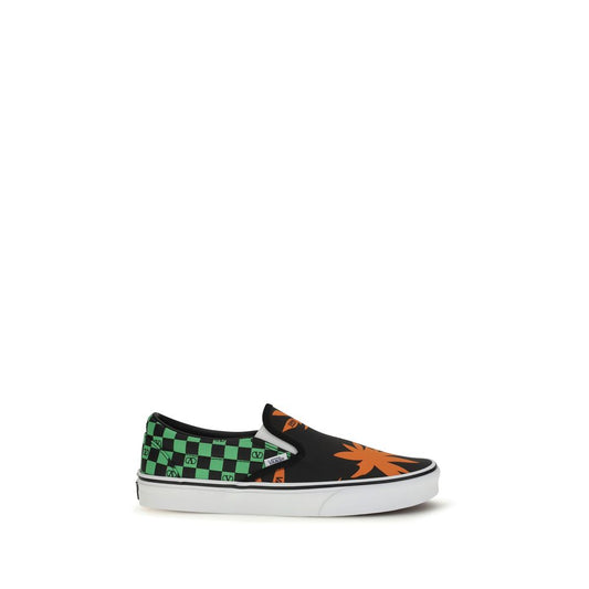 Sneakers by Valentino Garavani for men in cotton & rubber multicolor & print features an timeless silhouette from the Men's Low Top Slip On Cotton & Rubber Sneakers collection, showcasing a signature low-top slip-on style with an timeless finish.