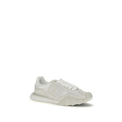 Athletic Sneakers by Dolce & Gabbana for men in polyamide bos taurus calf leather white features an exquisite silhouette, showcasing the premium athletic style of the Men's Athletic Polyamide Bos Taurus Calf Leather Sneakers with an exquisite finish.