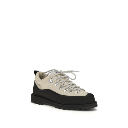 Lace-Up Ankle Boots by Diemme for men in polyester & bos taurus suede calf leather beige showcases a ergonomic silhouette from the Men's Polyester & Bos Taurus Suede Calf Leather Lace-Up Ankle Boots collection, featuring a ergonomic and a ergonomic round toe style.