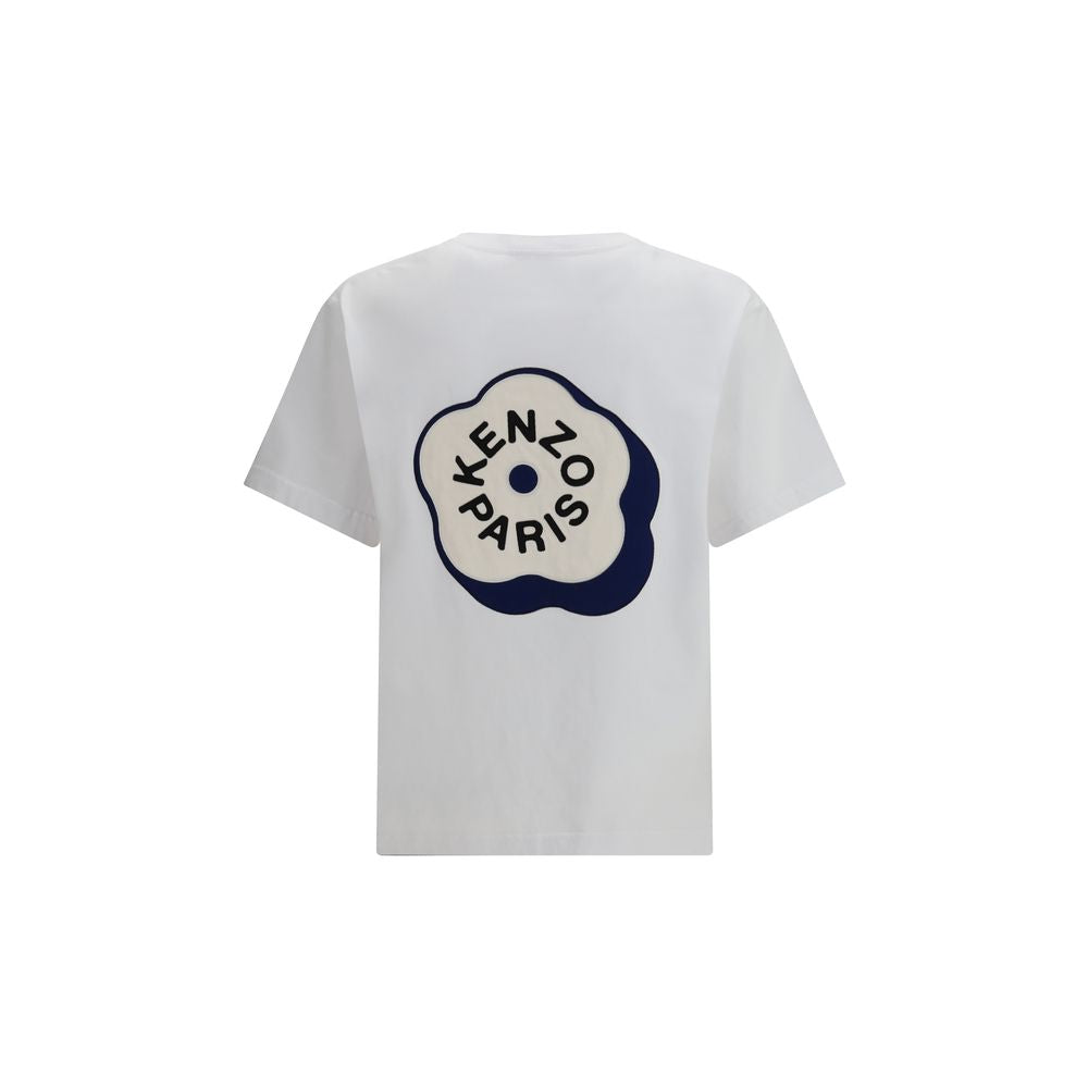 T-Shirt by Kenzo for men in cotton military-green & white features a plush silhouette, showcasing a sophisticated and for a truly plush finish.