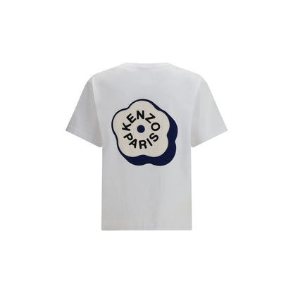 T-Shirt by Kenzo for men in cotton military-green & white features a plush silhouette, showcasing a sophisticated and for a truly plush finish.