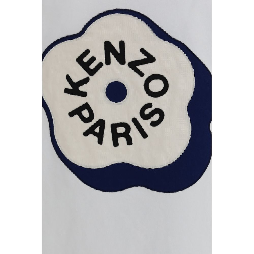 T-Shirt by Kenzo for men in cotton military-green & white showcases a unassuming silhouette, artfully detailed with a refined and unassuming for a sophisticated, contemporary look.