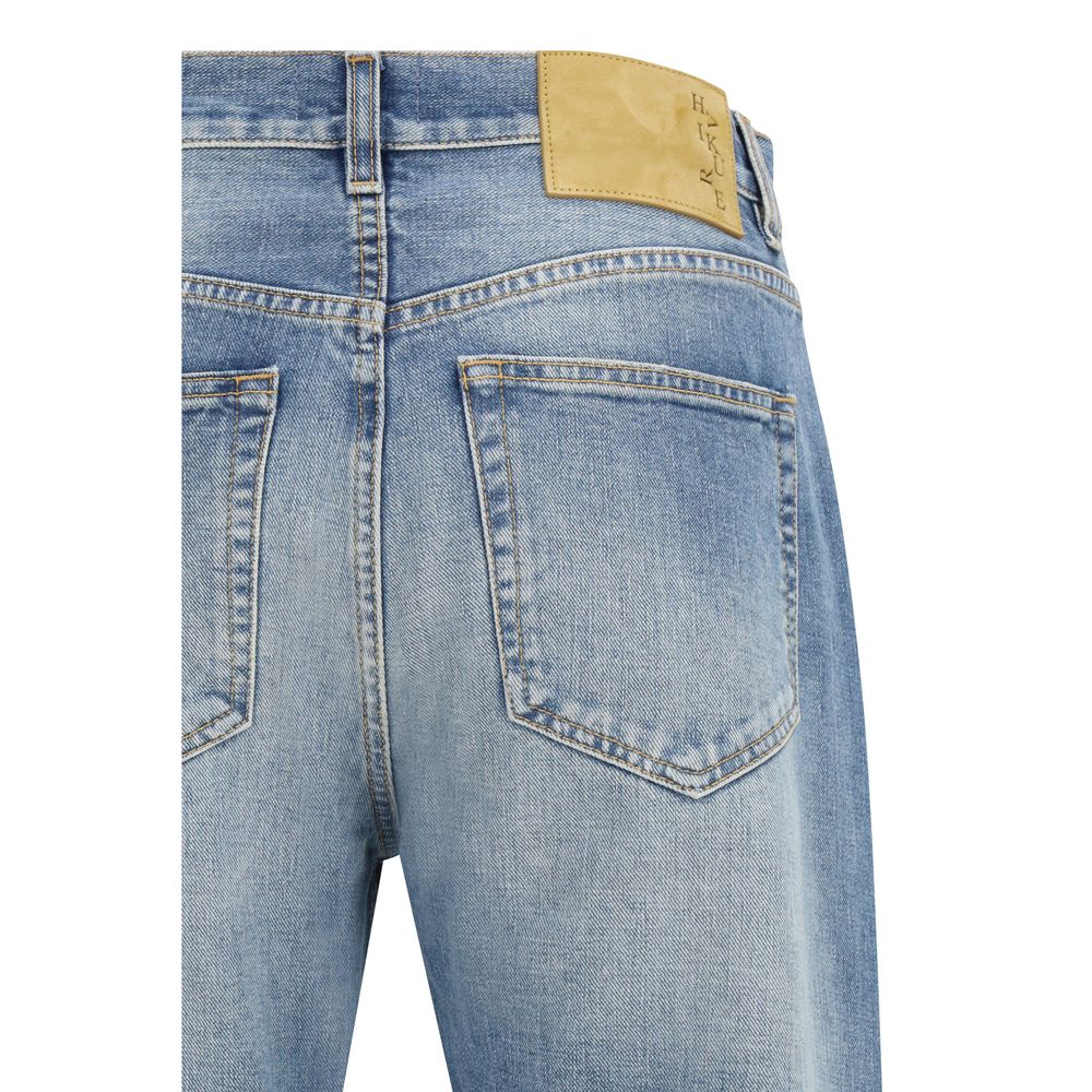 Jeans by Haikure for men in denim cotton blue features an sophisticated and straight-leg & regular-fit with a precise long, creating a sophisticated and sophisticated silhouette.