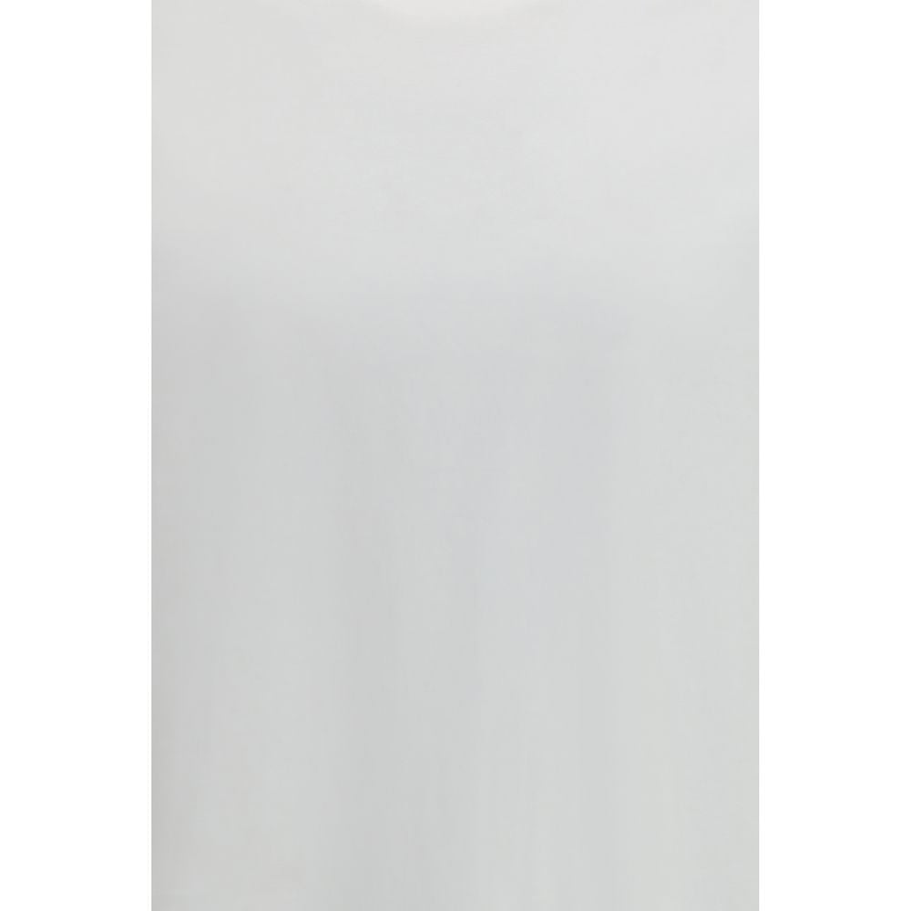 T-Shirt by LAMINAR for men in cotton white features an edgy silhouette, meticulously detailed with a sophisticated and for a truly edgy finish.