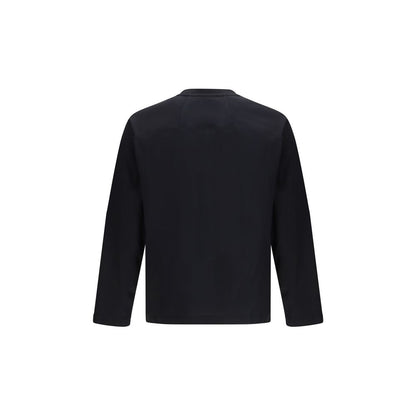Activewear T-Shirt by LAMINAR for men in cotton black features an ergonomic design with , highlighting a ergonomic length and ergonomic crew neckline for a high-performance look.