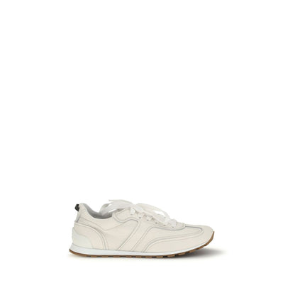 Brunello Cucinelli Women's Athletic Bos Taurus Calf Leather Sneakers - Yellow