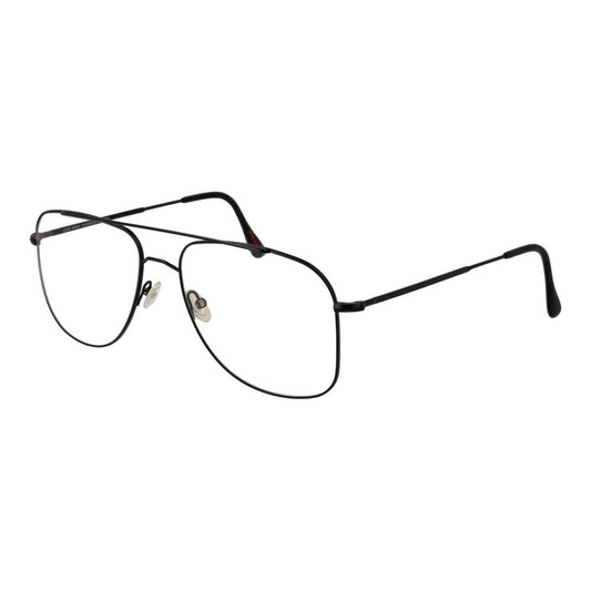 Eyeglasses Frames by Andy Wolf for unisex in black features an refined silhouette, showcasing a sophisticated black coloured frame and refined full-frame frame design for a refined look.