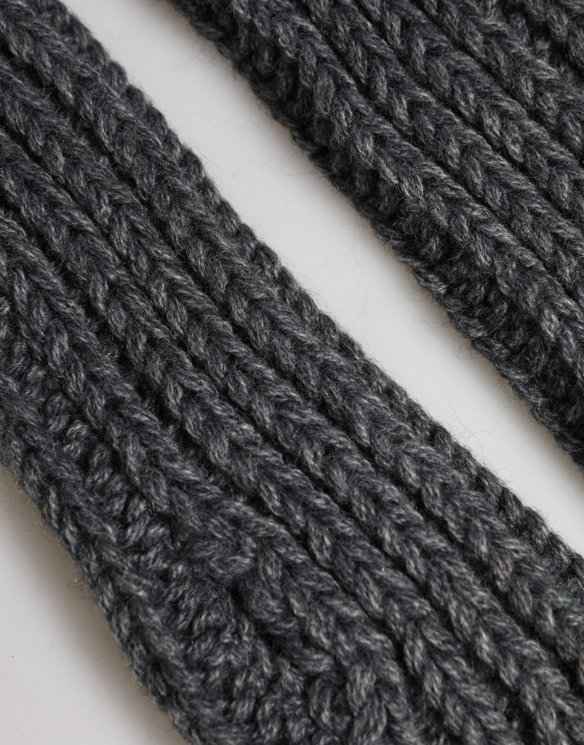 Dolce & Gabbana Acrylic & Alpaca Wool Fingerless Gloves Elbow Length - Gray