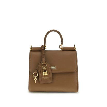 Shoulder Bag by Dolce & Gabbana for women in bos taurus calf leather brown features a effortless sophistication silhouette, secured by a with ample and versatile shoulder-strap, adjustable-strap & handle for a effortless sophistication finish.