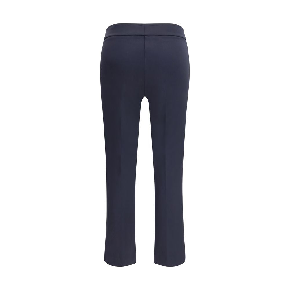 Casual Pants by Avenue Montaigne for women in stretch polyamide blue & natural features a refined silhouette with a refined relaxed-fit & slim, defined by a and a refined long for a refined finish.