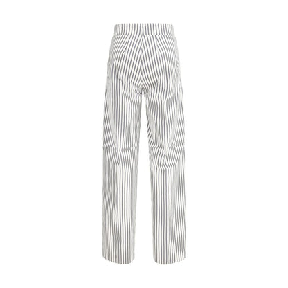 Palazzo Pants by Avenue Montaigne for women in viscose linen & nylon multicolor features a polished silhouette with a polished relaxed-fit, regular-fit & wide, reaching a polished long and finished with a polished .