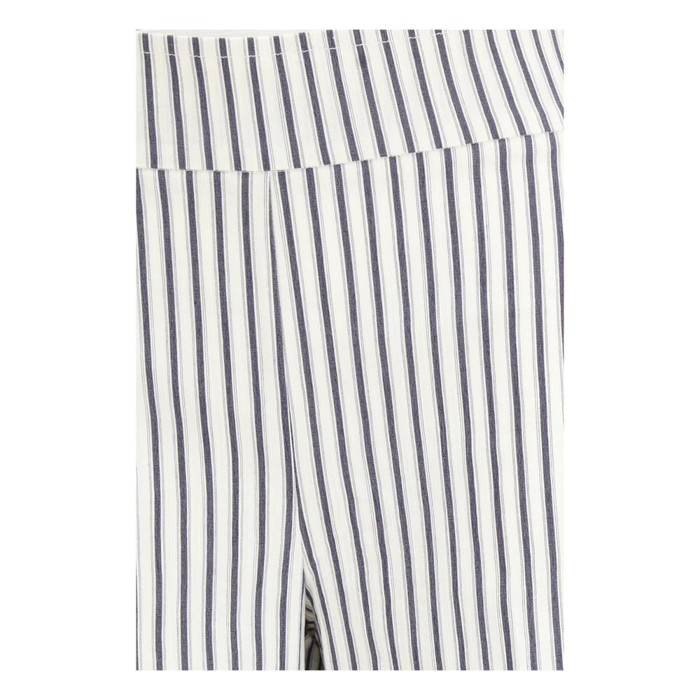 Palazzo Pants by Avenue Montaigne for women in viscose linen & nylon multicolor features an sophisticated and relaxed-fit, regular-fit & wide with a precise long, creating a sophisticated and sophisticated silhouette.