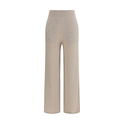 Max Mara Pure Beige Cashmere Casual Pants