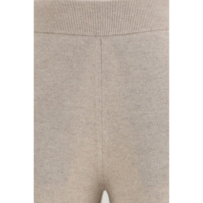 Max Mara Pure Beige Cashmere Casual Pants