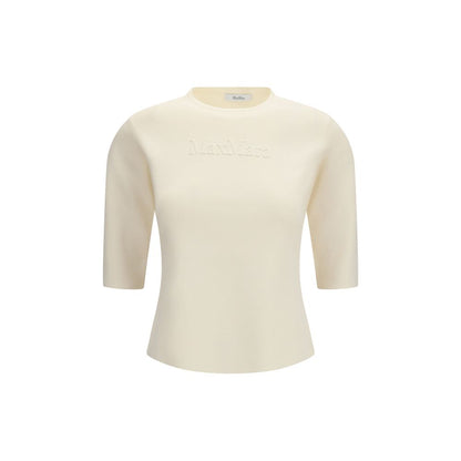 Max Mara Pure Beige Viscose T-Shirt